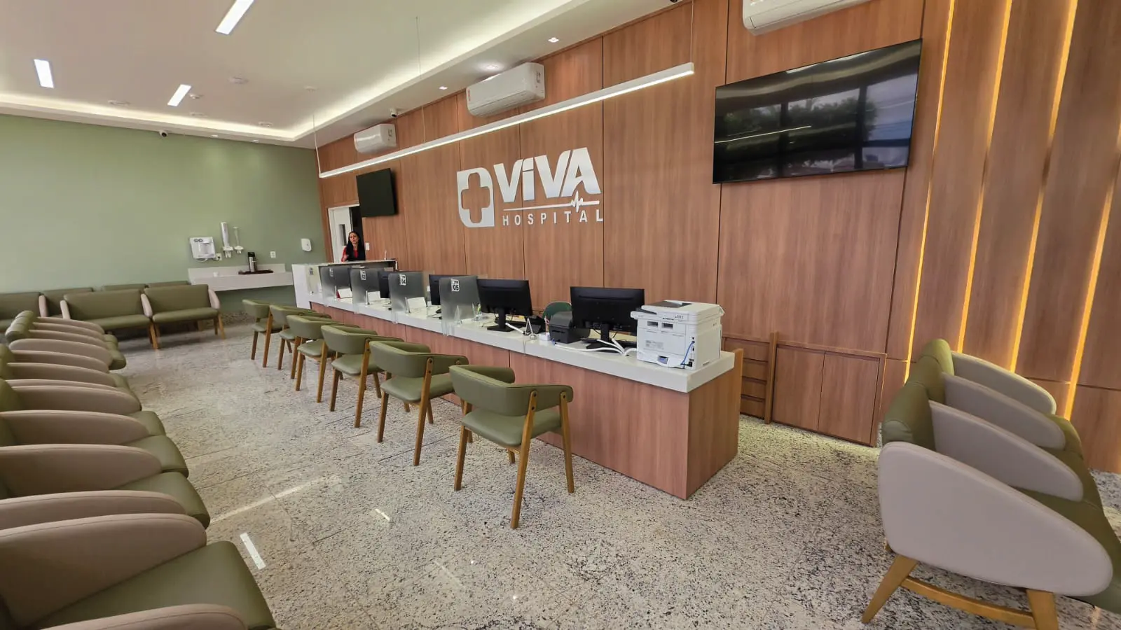 portfolio facilitas engenharia hospital viva recepcao